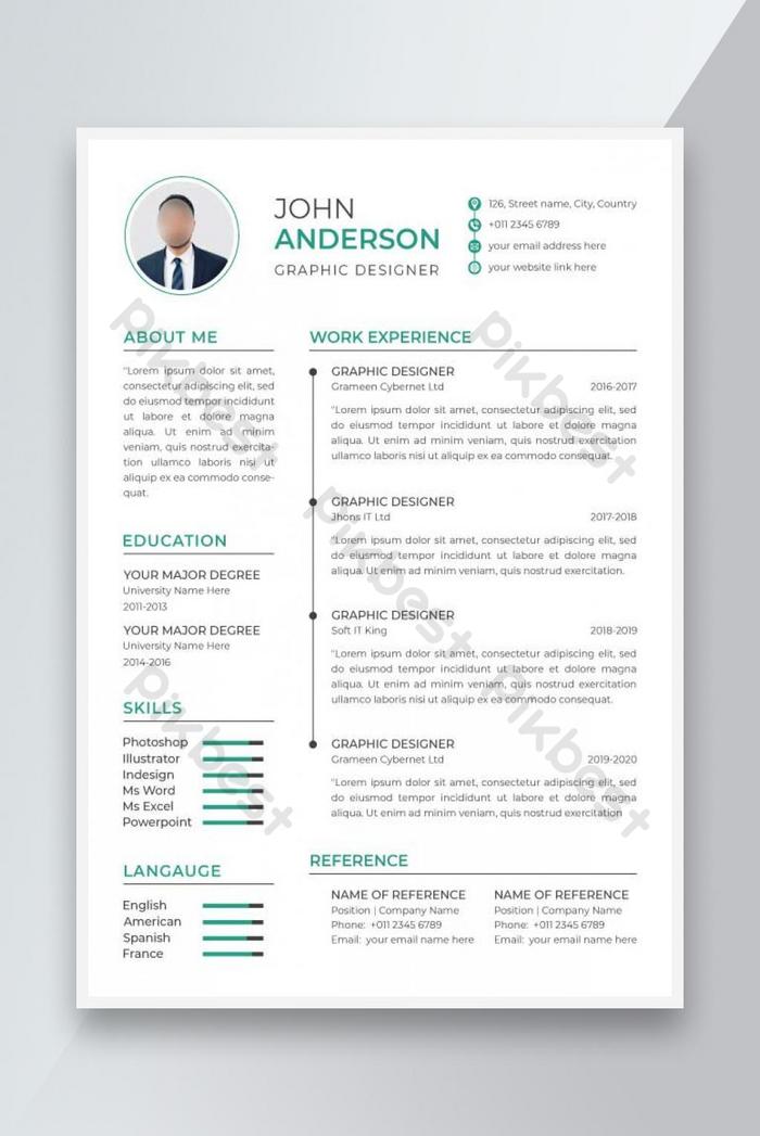 Detail Simple Cv Template Nomer 13