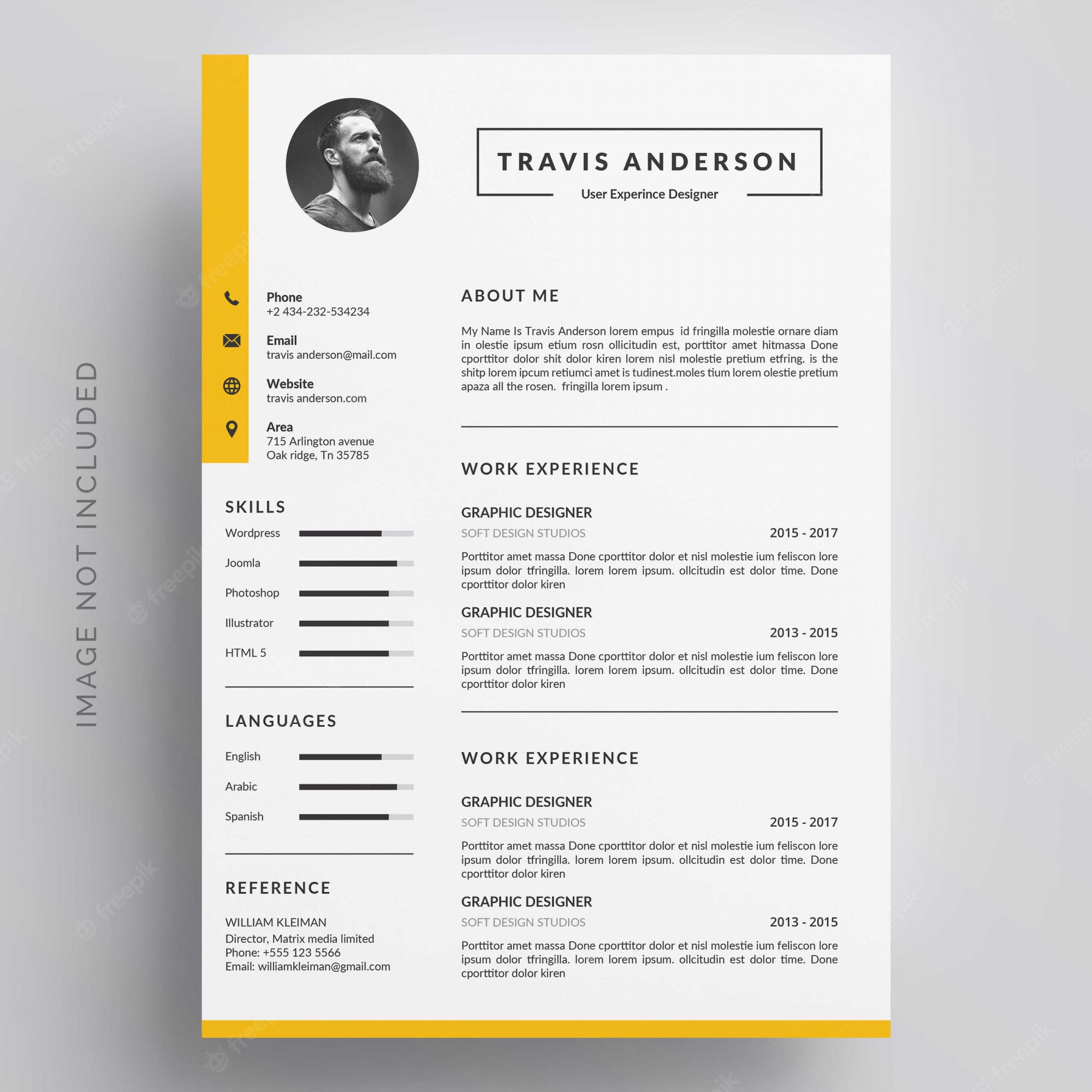 Detail Simple Cv Template Nomer 39