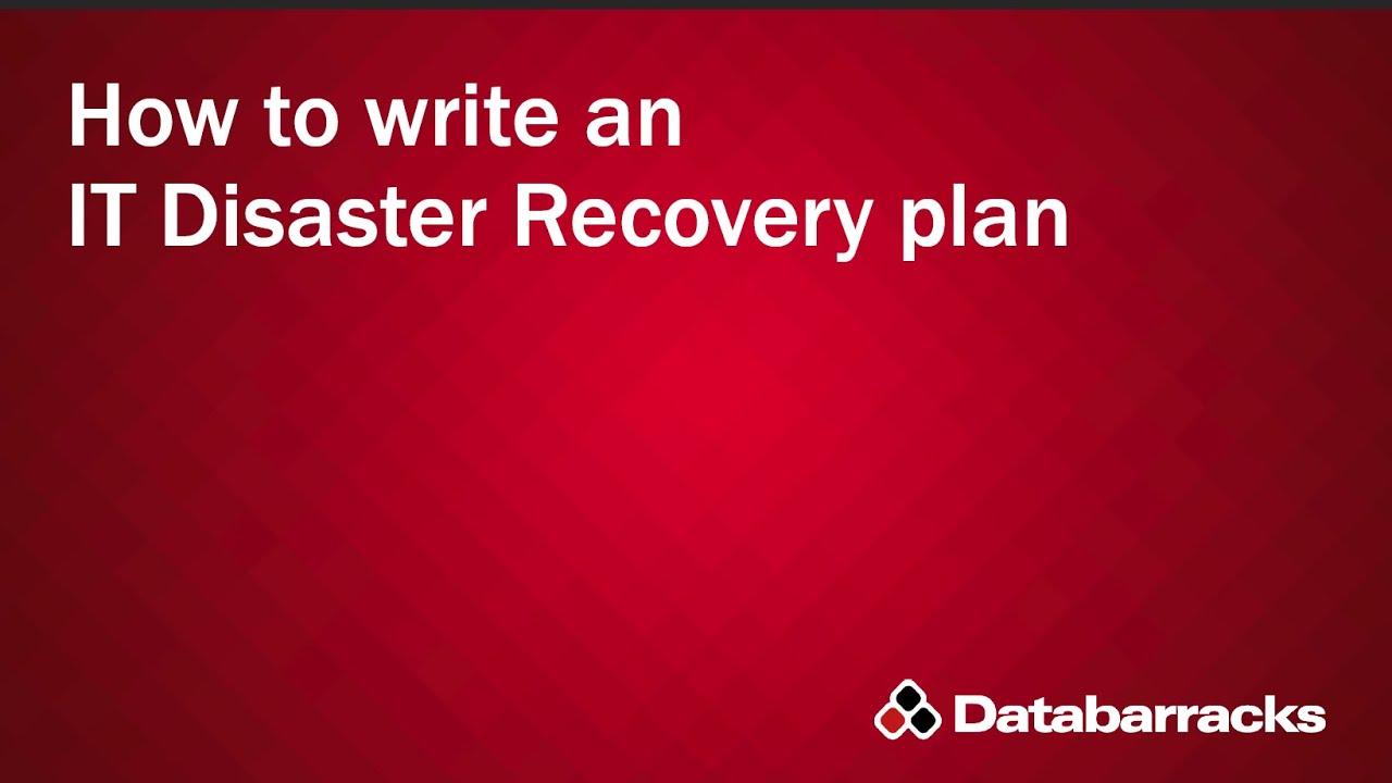 Detail Simple Disaster Recovery Plan Template Nomer 28