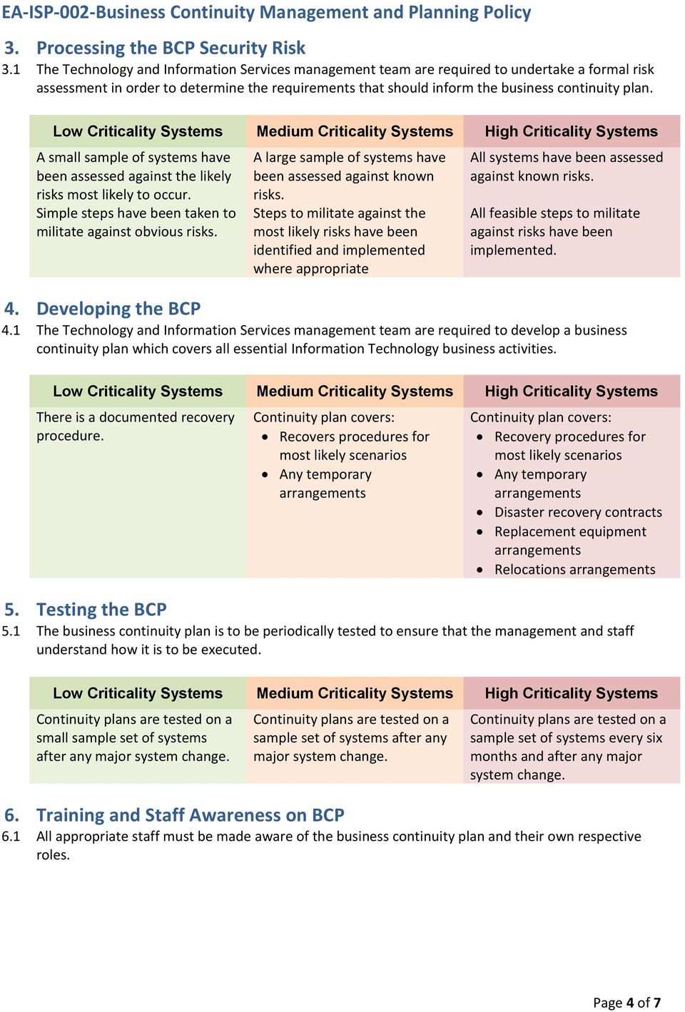 Detail Simple Disaster Recovery Plan Template Nomer 37