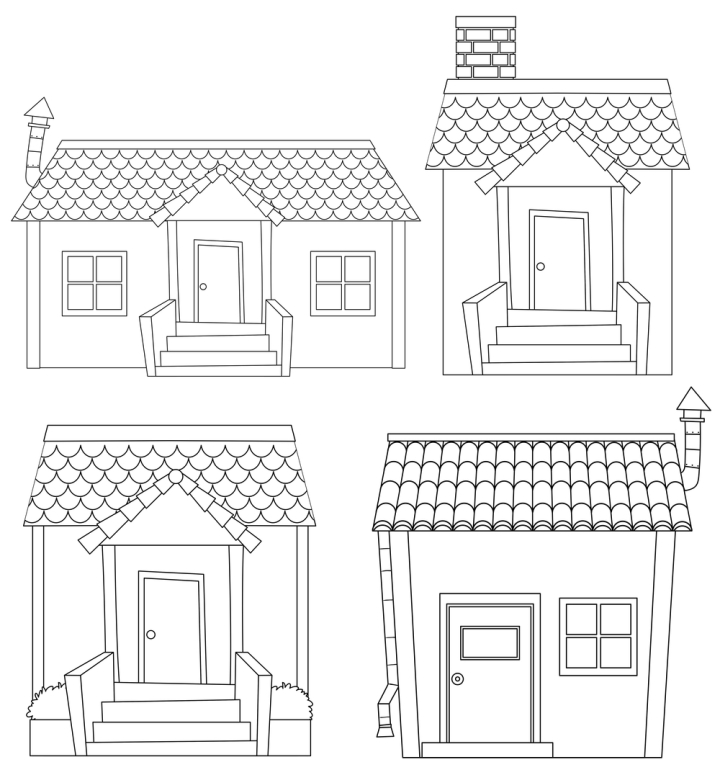 Detail Simple House Template Nomer 10