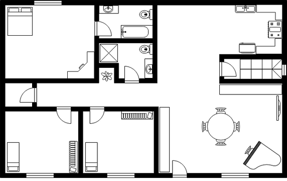 Detail Simple House Template Nomer 7