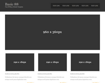 Detail Simple Html Homepage Template Nomer 12