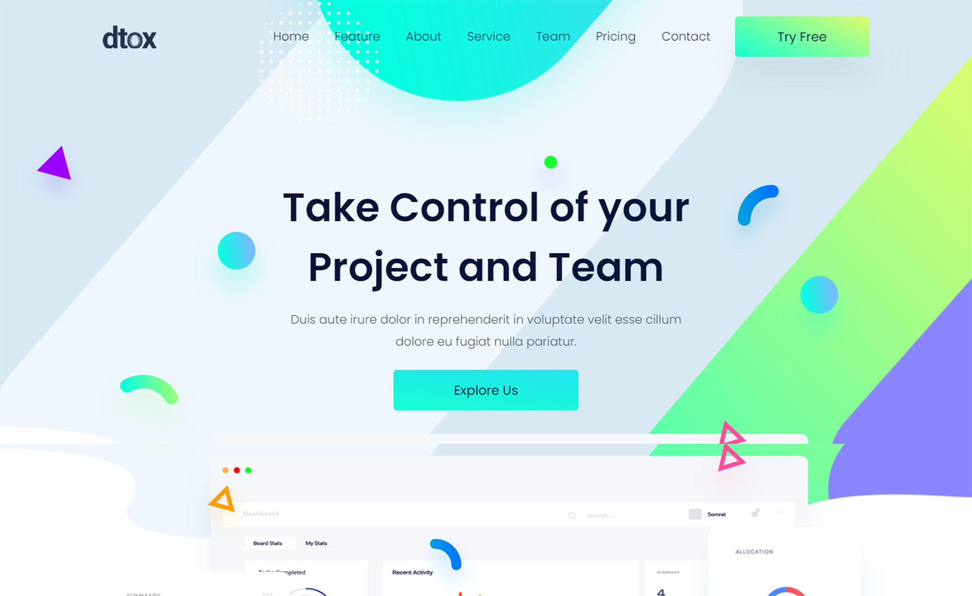 Detail Simple Landing Page Template Free Nomer 20