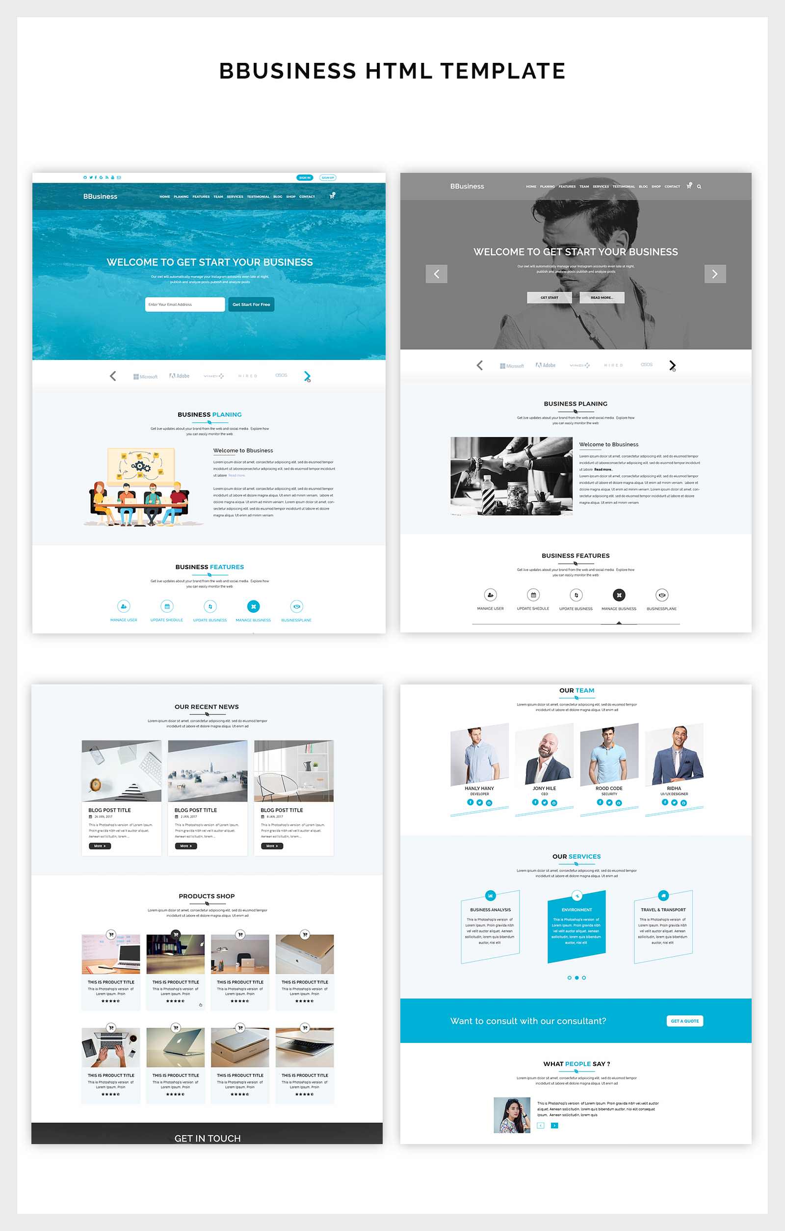 Detail Simple Landing Page Template Free Nomer 23