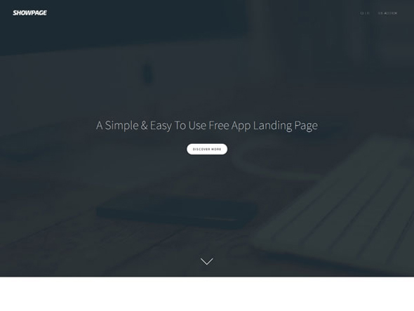 Detail Simple Landing Page Template Free Nomer 32