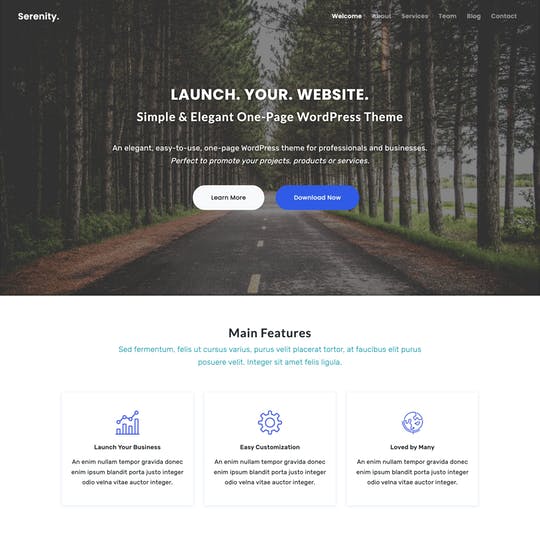 Detail Simple Landing Page Template Free Nomer 37