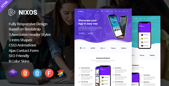 Detail Simple Landing Page Template Free Nomer 51