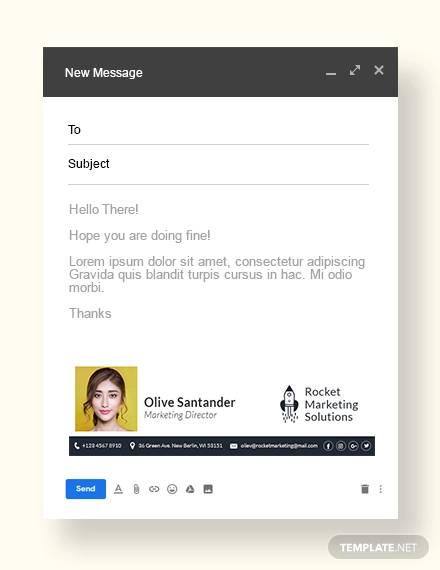 Detail Simple Mail Template Nomer 45