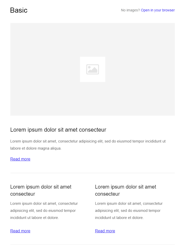 Detail Simple Mail Template Nomer 51