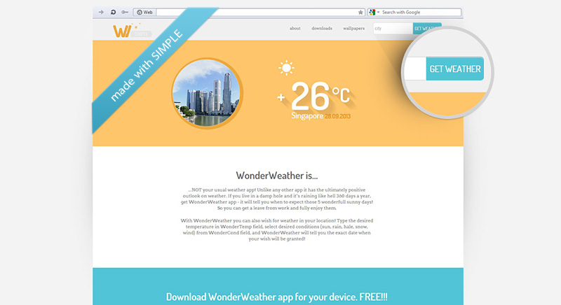 Detail Simple Responsive Html Template Nomer 12