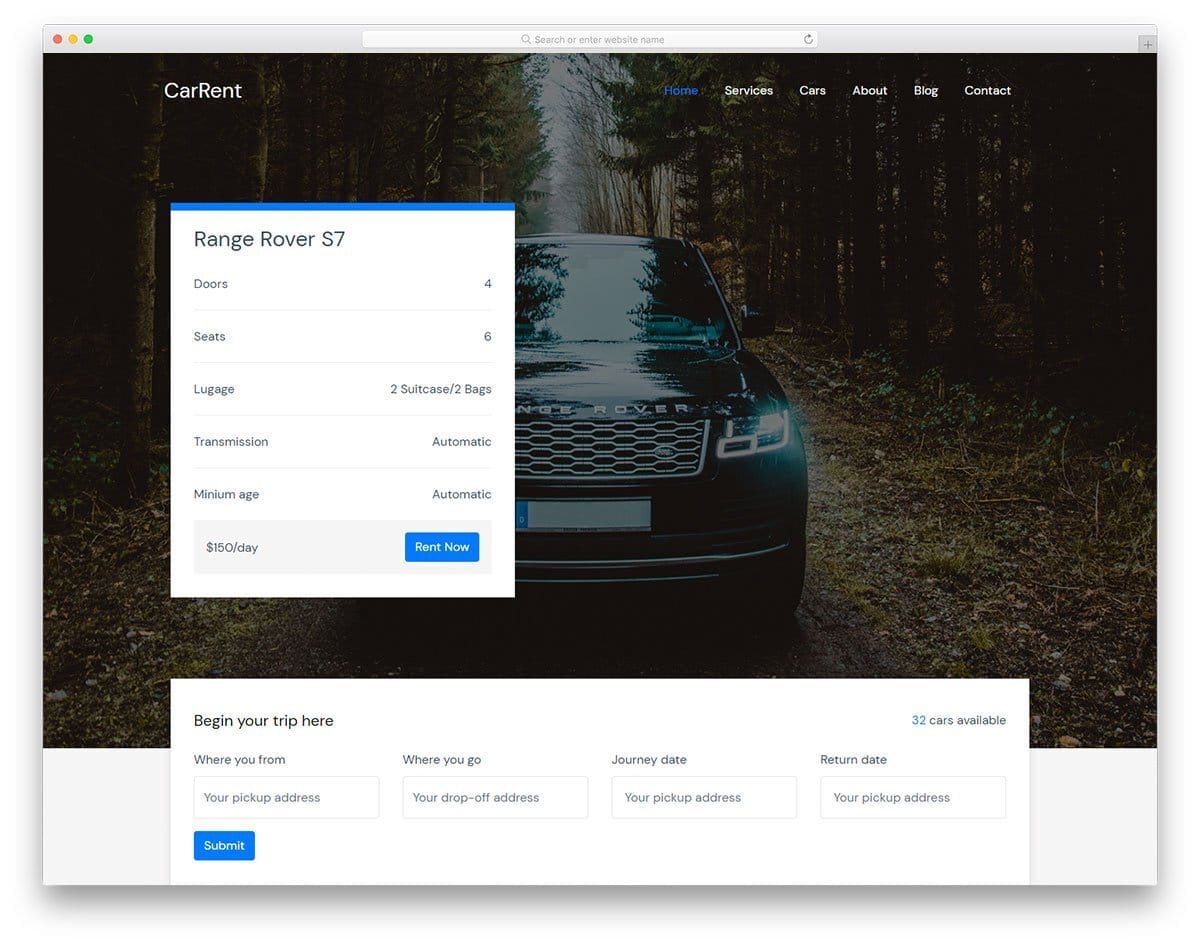 Detail Simple Responsive Html Template Nomer 20