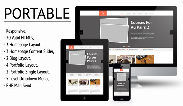 Detail Simple Responsive Html Template Nomer 23
