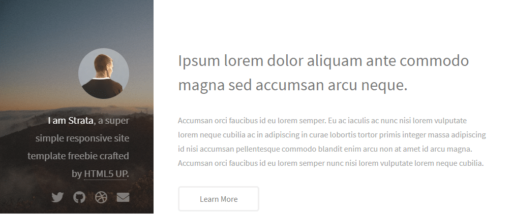 Detail Simple Responsive Html Template Nomer 25