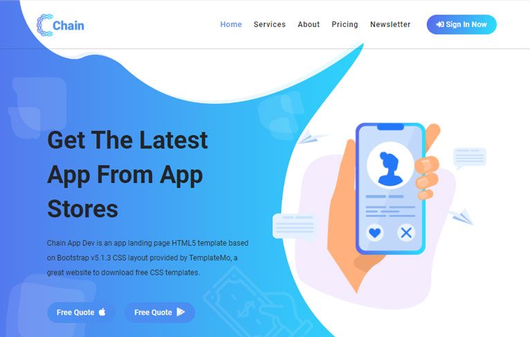 Detail Simple Responsive Html Template Nomer 38