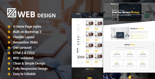 Detail Simple Responsive Html Template Nomer 39