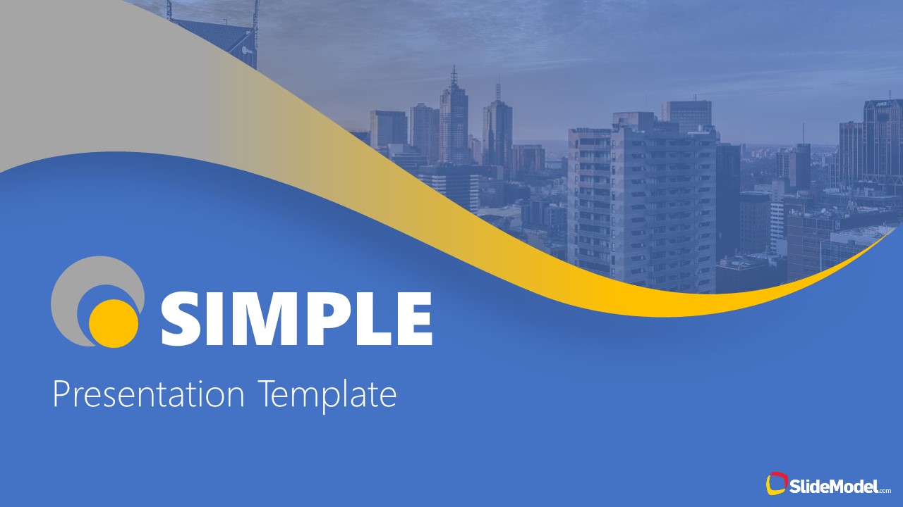 Detail Simple Template Powerpoint Free Nomer 52