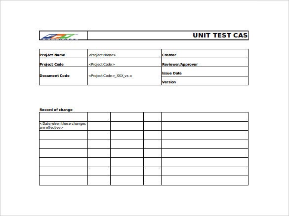 Detail Simple Test Case Template Nomer 26