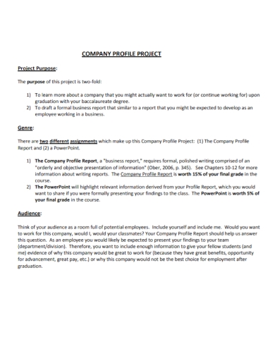 Detail Single Page Company Profile Template Nomer 13