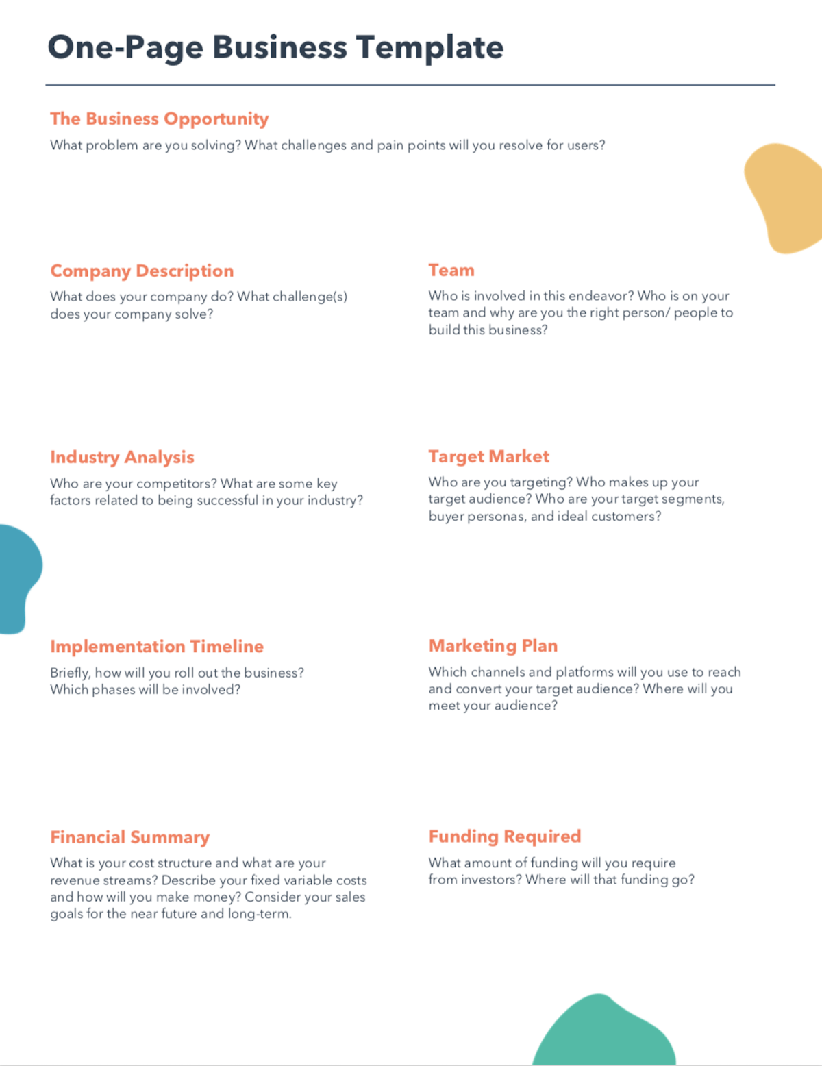 Detail Single Page Company Profile Template Nomer 37