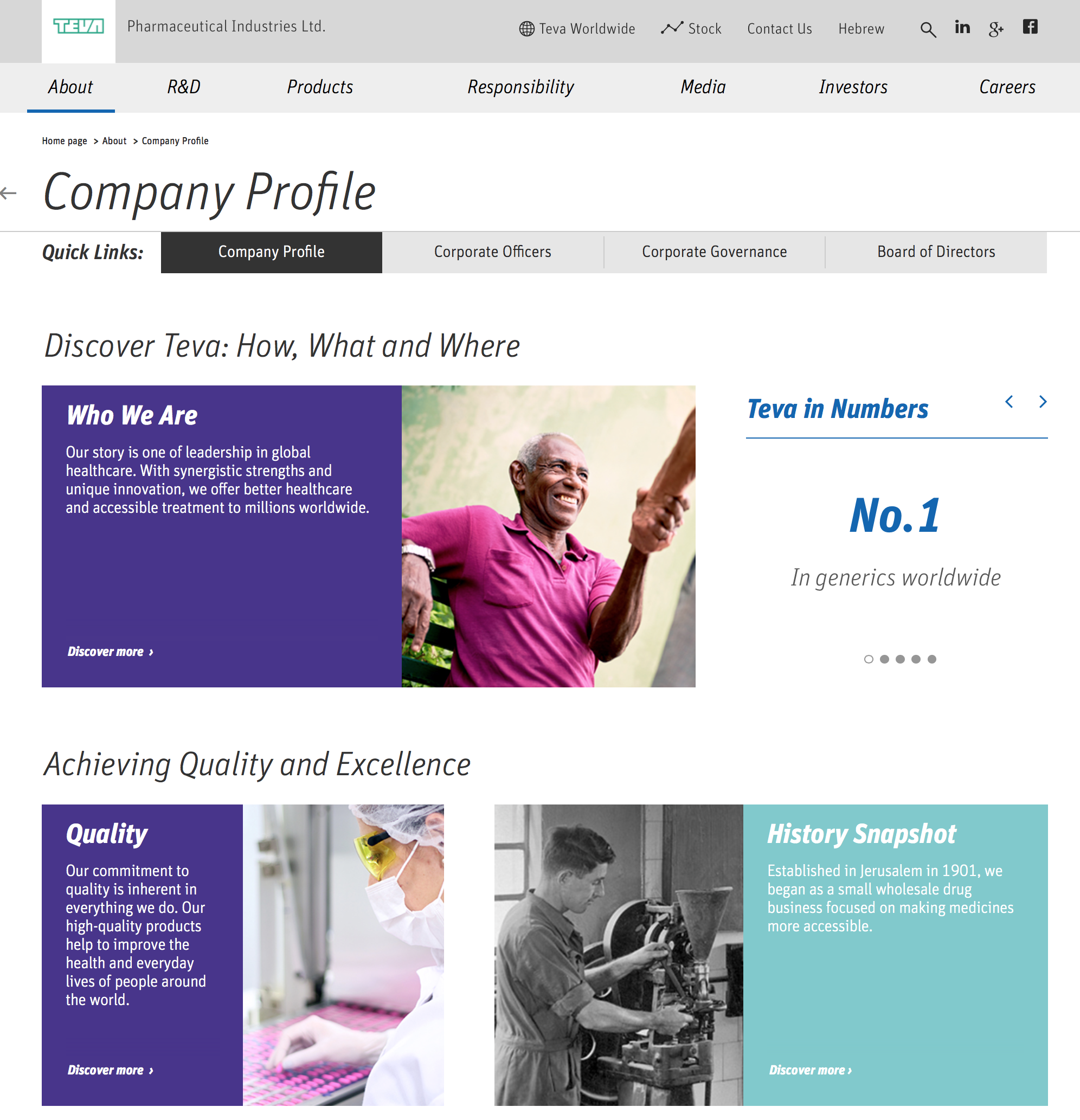 Detail Single Page Company Profile Template Nomer 44