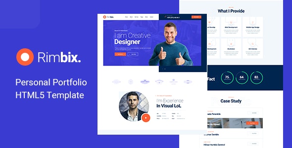 Detail Single Page Portfolio Template Free Download Nomer 16