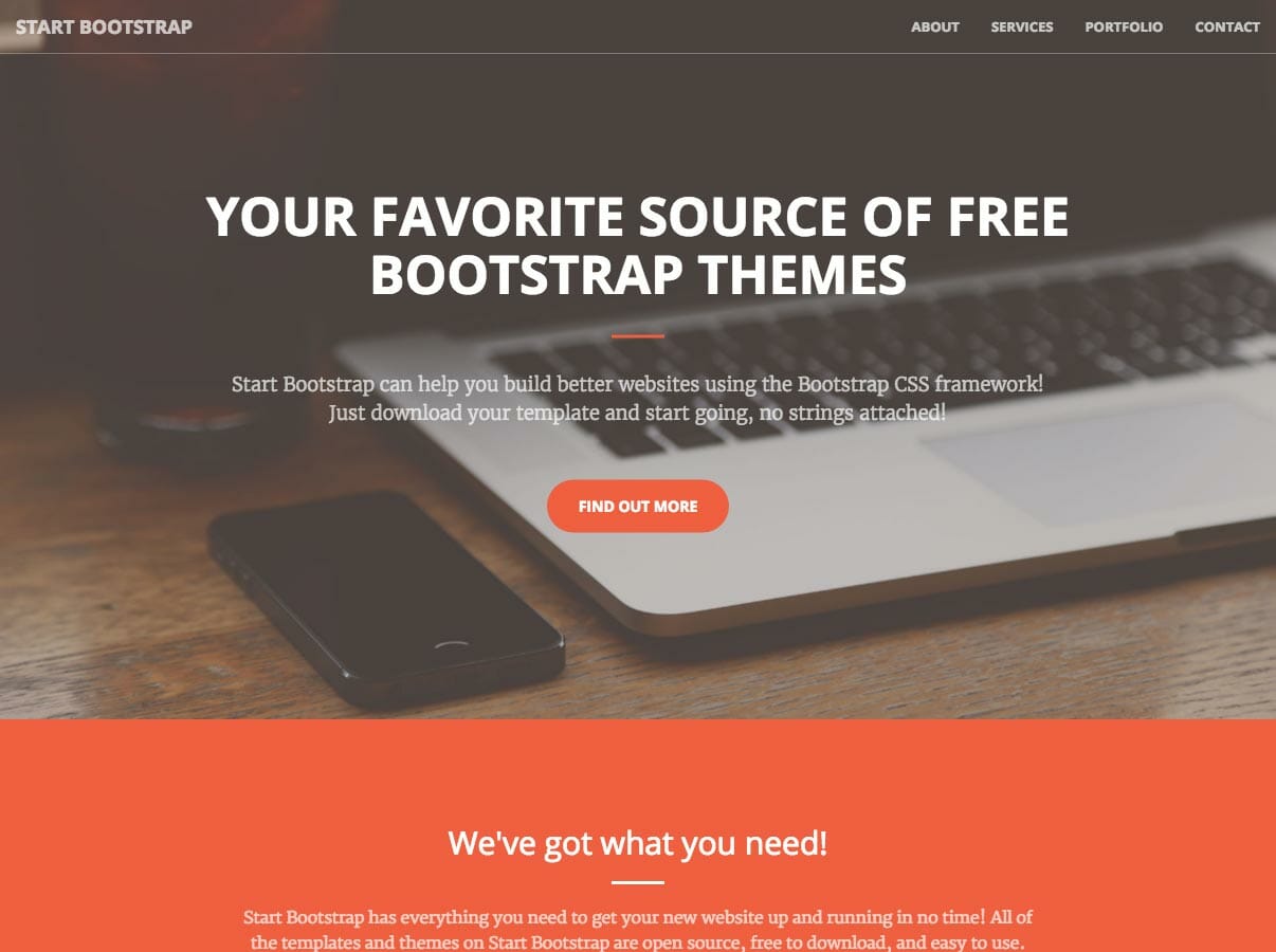 Detail Single Page Portfolio Template Free Download Nomer 28