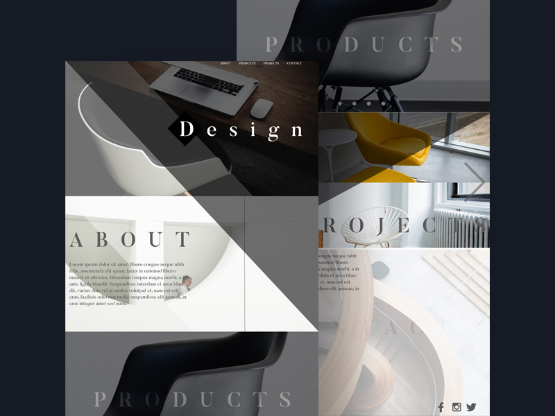 Detail Single Page Portfolio Template Free Download Nomer 37
