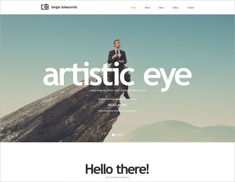 Detail Single Page Portfolio Template Free Download Nomer 41