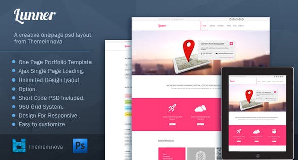 Detail Single Page Portfolio Template Free Download Nomer 50