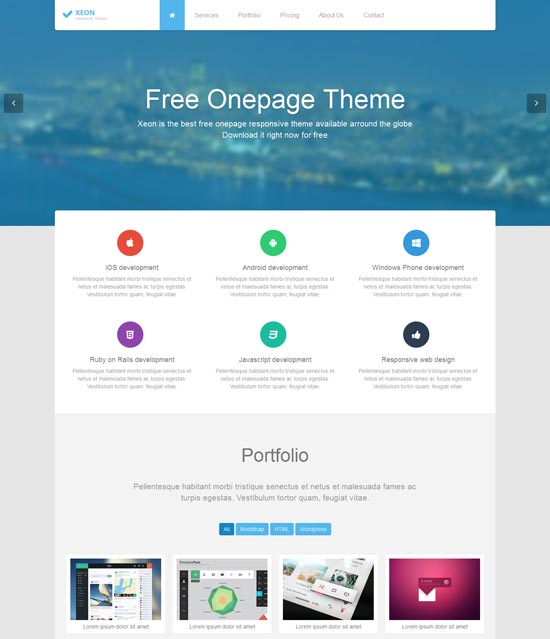 Detail Single Page Template Nomer 23