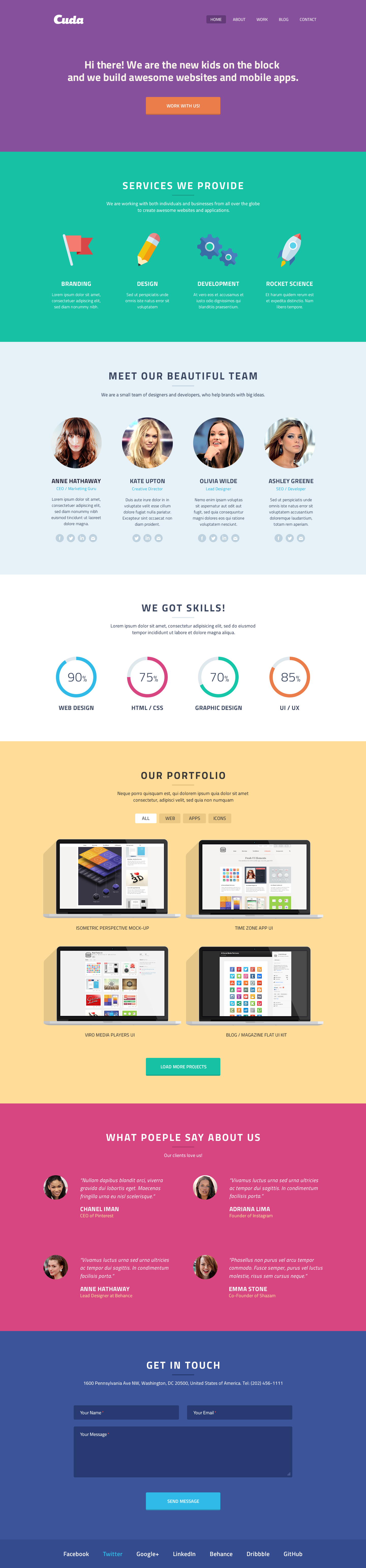 Detail Single Page Template Nomer 7