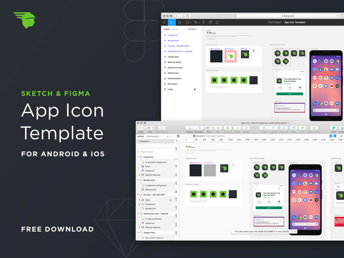 Detail Sketch Android App Icon Template Nomer 6