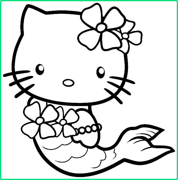 Detail Sketsa Gambar Hello Kitty Nomer 44