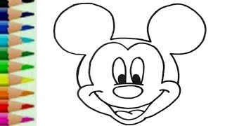 Detail Sketsa Gambar Mickey Mouse Untuk Anak Anak Nomer 8