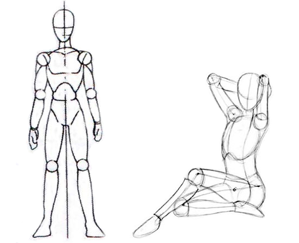 Detail Sketsa Gambar Model Manusia Nomer 10