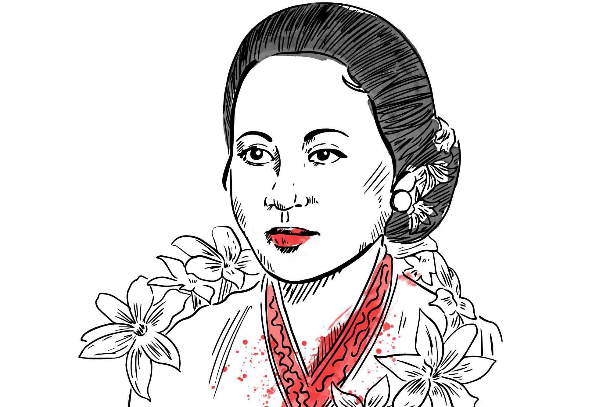 Detail Sketsa Gambar Ra Kartini9 Nomer 13