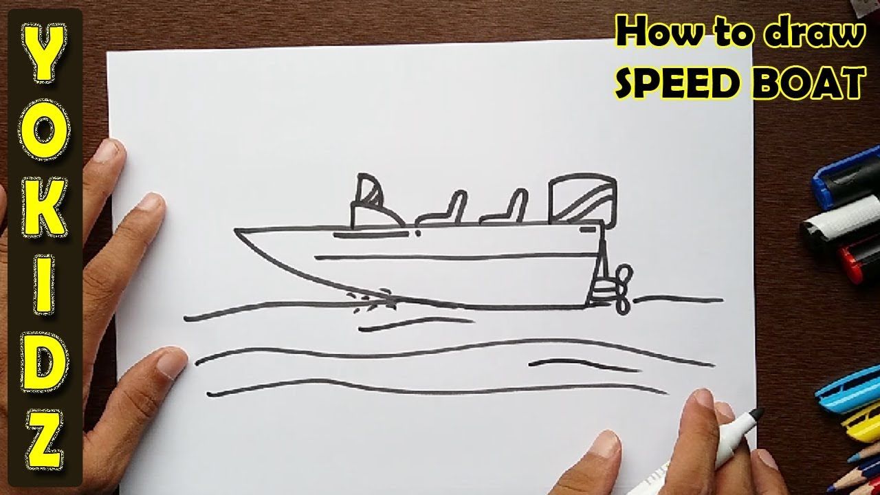 Detail Sketsa Gambar Speed Boat Nomer 48