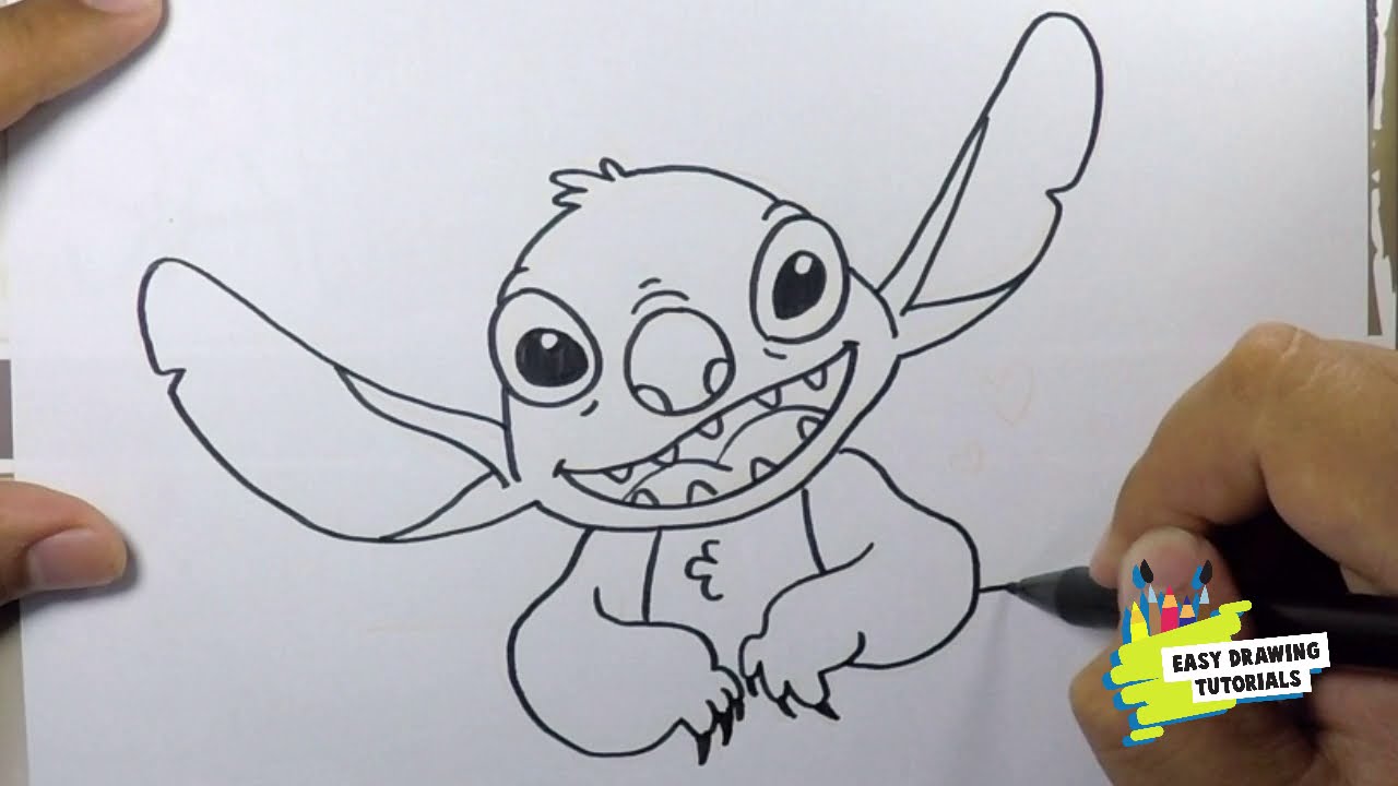 Detail Sketsa Gambar Stitch Nomer 11