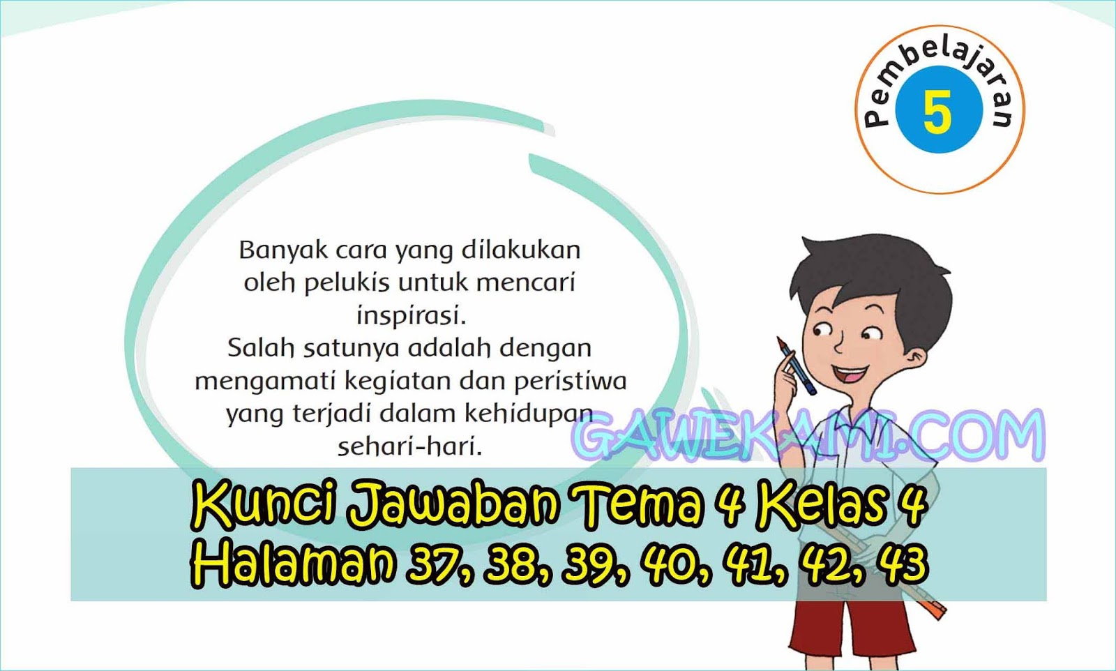 Detail Sketsa Gambar Tema Lingkungan Untuk Kelas 4 Nomer 29