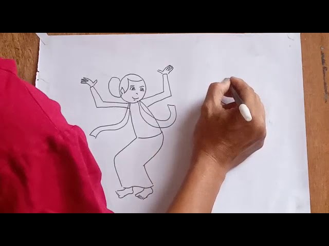 Detail Sketsa Gambar Tentang Seni Tari Untuk Mewarnai Anak Sd Nomer 4