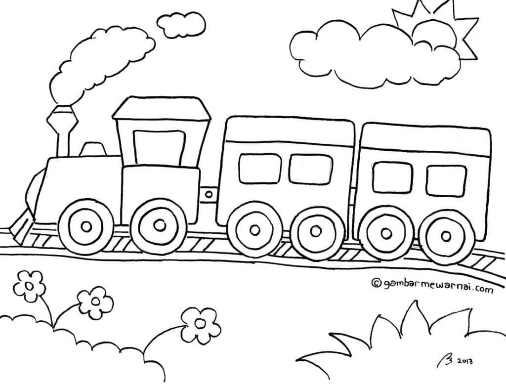 Detail Sketsa Gambar Transportasi Untuk Anak Anak Nomer 11