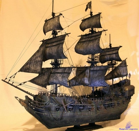 Detail Sketsa Kapal Black Pearl Nomer 21
