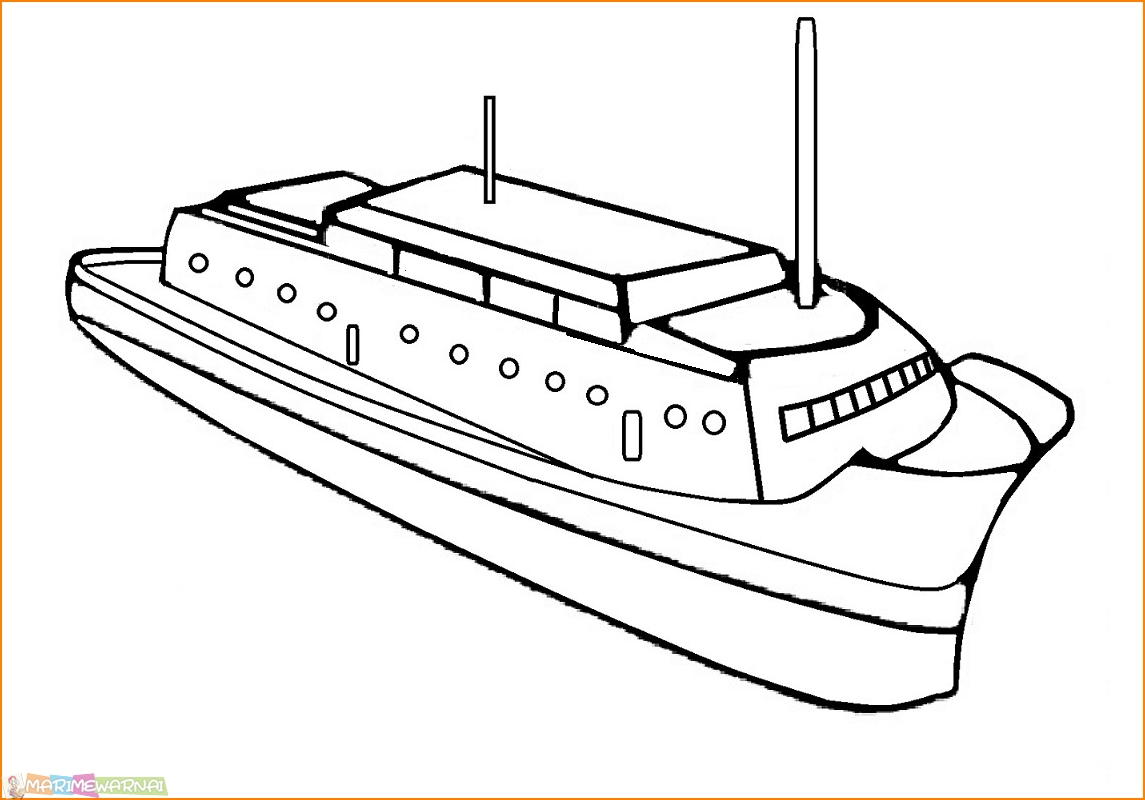 Detail Sketsa Kapal Pesiar Nomer 36