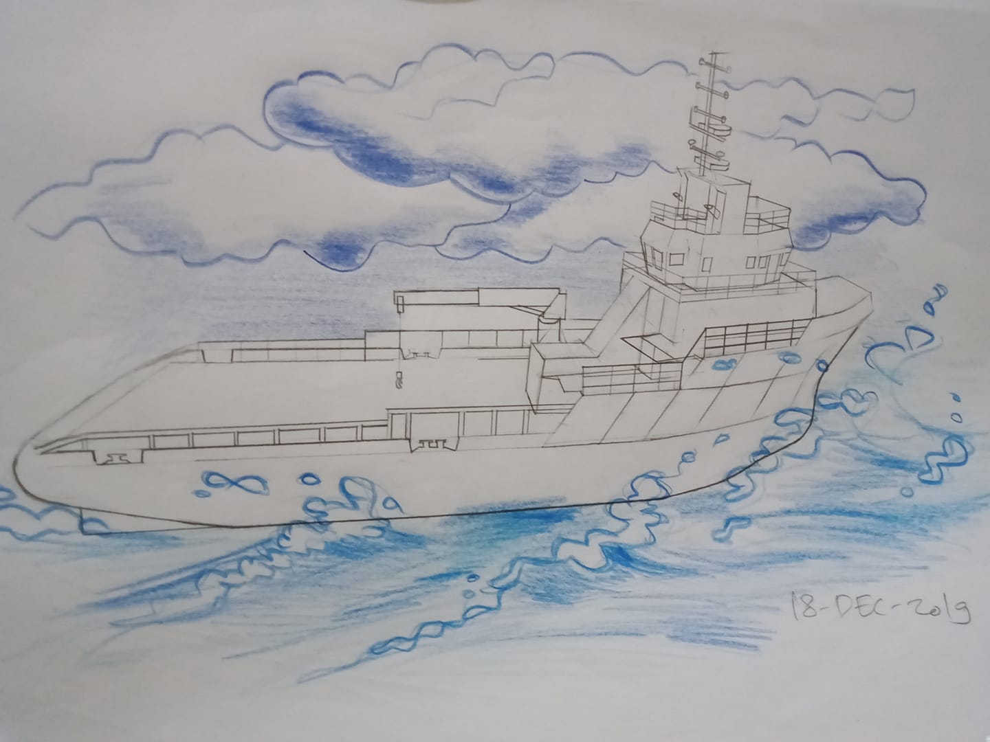 Detail Sketsa Kapal Tugboat Nomer 10