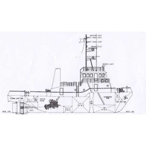 Detail Sketsa Kapal Tugboat Nomer 3