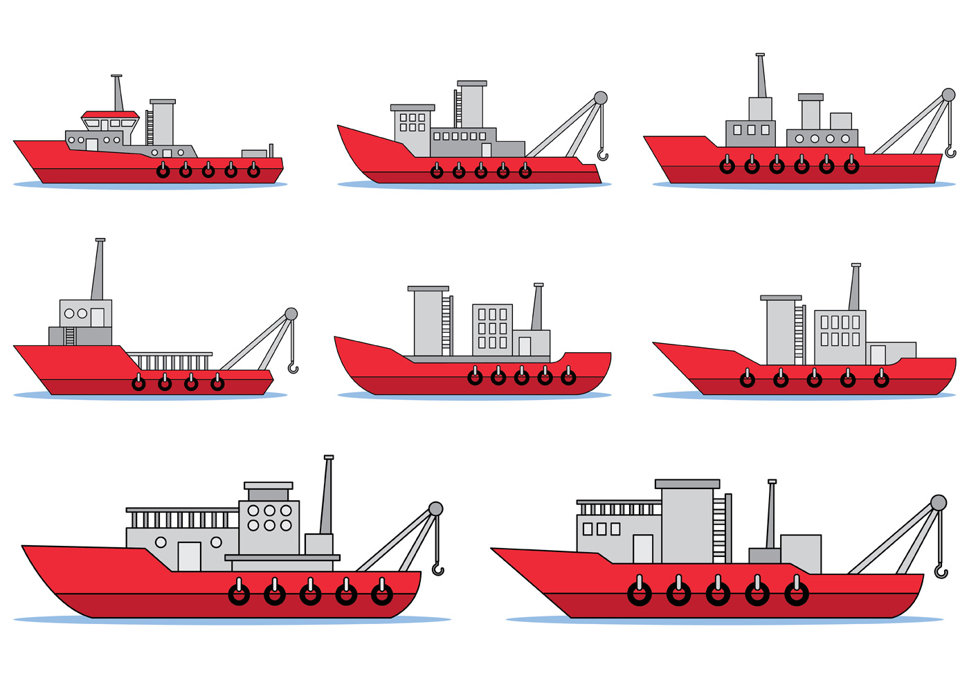 Detail Sketsa Kapal Tugboat Nomer 32