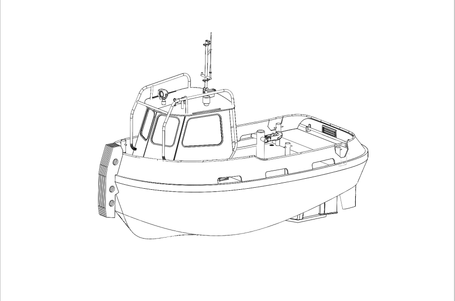 Detail Sketsa Kapal Tugboat Nomer 5