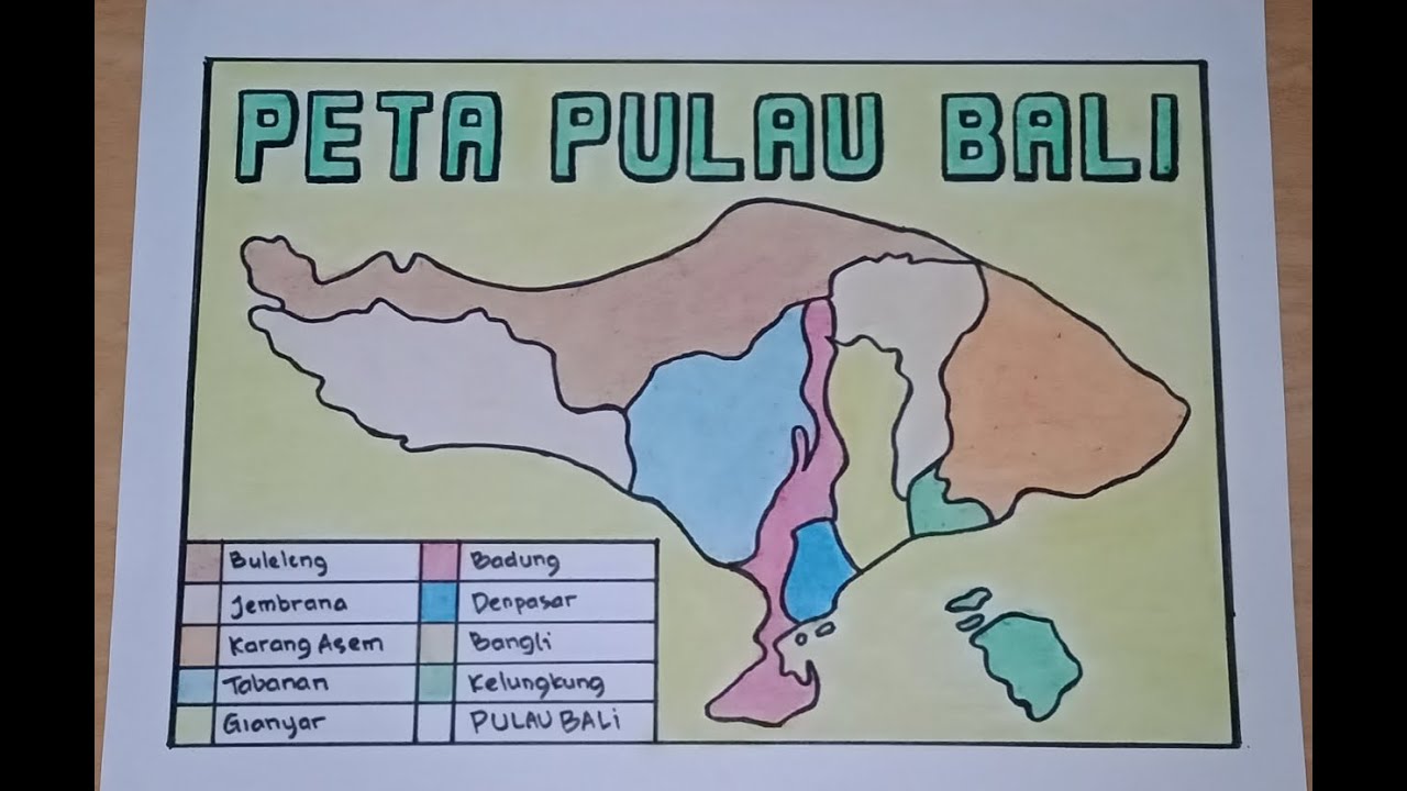 Detail Sketsa Peta Pulau Bali Nomer 12