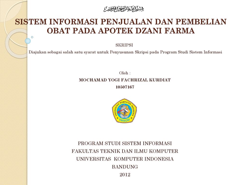 Detail Skripsi Sistem Informasi Penjualan Buku Nomer 6